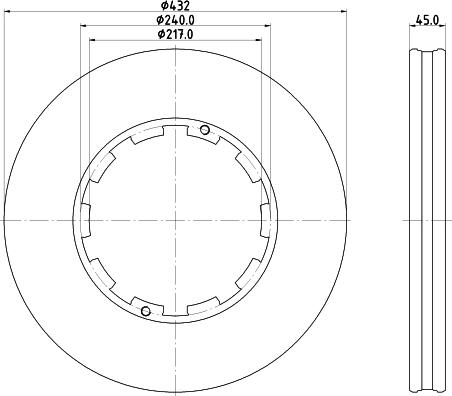 Textar 93291500 - Əyləc Diski furqanavto.az