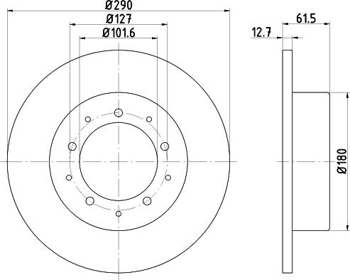 Textar 92040705 - Əyləc Diski furqanavto.az