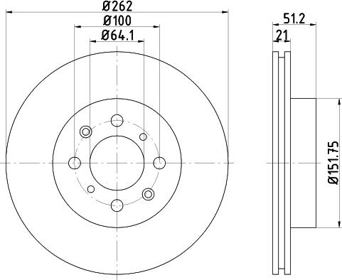 Textar 92051600 - Əyləc Diski furqanavto.az