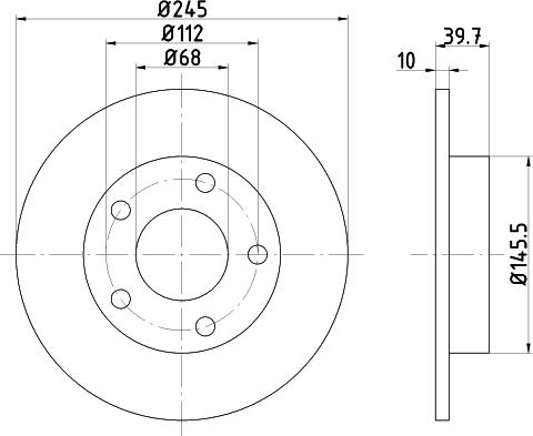 Triscan 812029174C - Əyləc Diski furqanavto.az