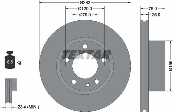 Textar 92026700 - Əyləc Diski furqanavto.az