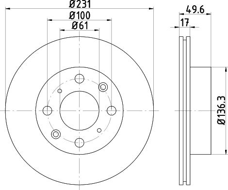 BENDIX 520098 - Əyləc Diski furqanavto.az