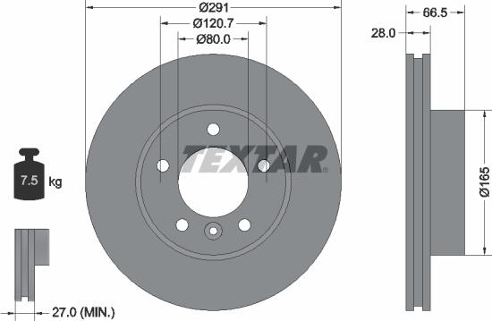 Textar 92140200 - Əyləc Diski furqanavto.az