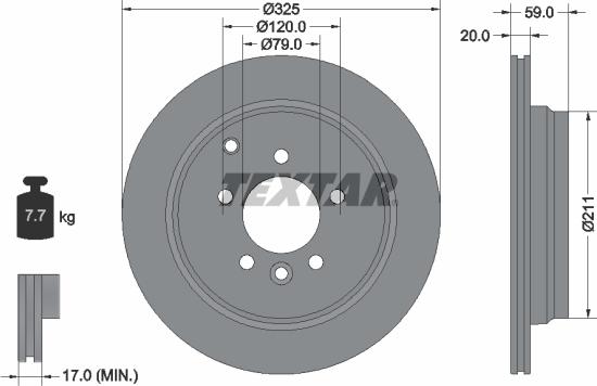 Textar 92147600 - Əyləc Diski furqanavto.az