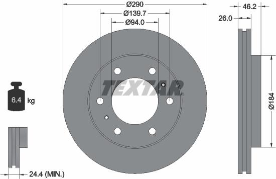 Textar 92128800 - Əyləc Diski www.furqanavto.az