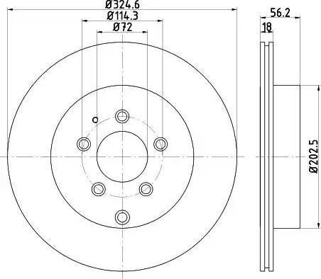 Alpha Brakes HTT-MZ-037 - Əyləc Diski furqanavto.az