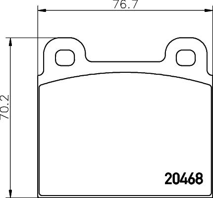 Textar 2046801 - Əyləc altlığı dəsti, əyləc diski furqanavto.az