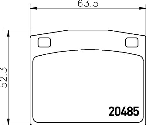 Textar 2048501 - Əyləc altlığı dəsti, əyləc diski furqanavto.az