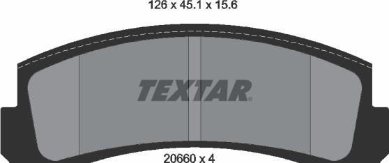 Textar 2066001 - Əyləc altlığı dəsti, əyləc diski www.furqanavto.az