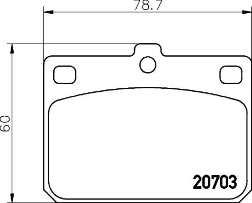 Textar 2070302 - Əyləc altlığı dəsti, əyləc diski furqanavto.az