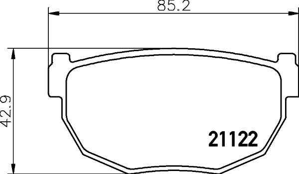 Textar 2112201 - Əyləc altlığı dəsti, əyləc diski furqanavto.az