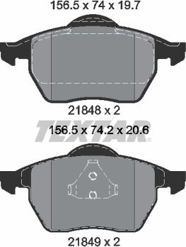 Textar 89003800 - Əyləc dəsti, diskli əyləclər furqanavto.az