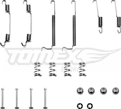 TOMEX brakes TX 40-04 - Aksesuar dəsti, əyləc başlıqları furqanavto.az