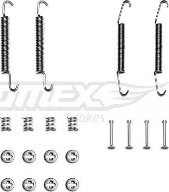 TOMEX brakes TX 40-06 - Aksesuar dəsti, əyləc başlıqları furqanavto.az