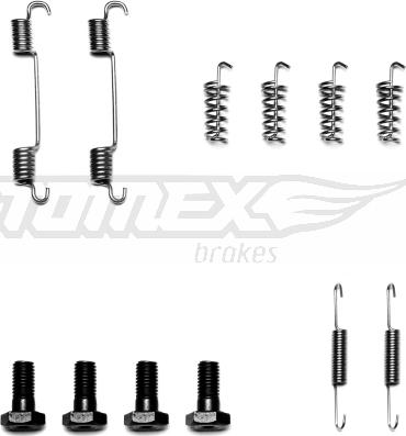 TOMEX brakes TX 40-07 - Aksesuar dəsti, əyləc başlıqları furqanavto.az