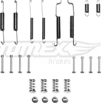 TOMEX brakes TX 40-15 - Aksesuar dəsti, əyləc başlıqları furqanavto.az