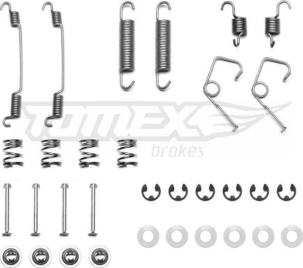 TOMEX brakes TX 40-39 - Aksesuar dəsti, əyləc başlıqları furqanavto.az