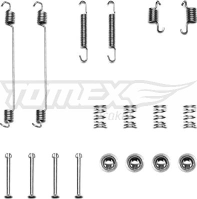 TOMEX brakes TX 40-23 - Aksesuar dəsti, əyləc başlıqları furqanavto.az