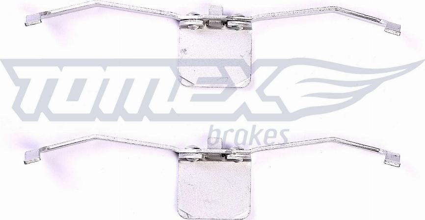 TOMEX brakes TX 43-40 - Disk əyləc pedləri üçün aksesuar dəsti furqanavto.az