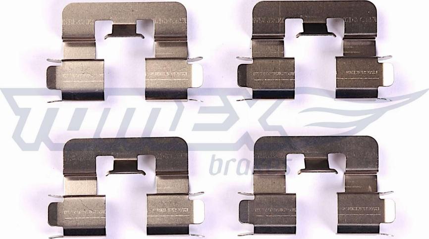 TOMEX brakes TX 43-54 - Disk əyləc pedləri üçün aksesuar dəsti furqanavto.az