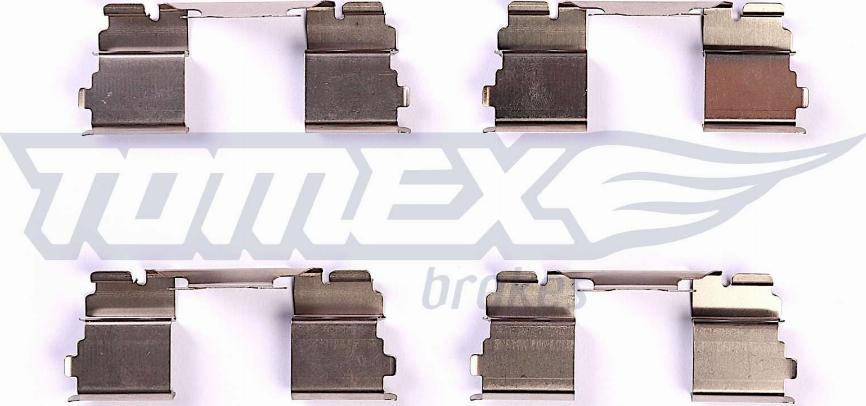 TOMEX brakes TX 43-50 - Disk əyləc pedləri üçün aksesuar dəsti furqanavto.az