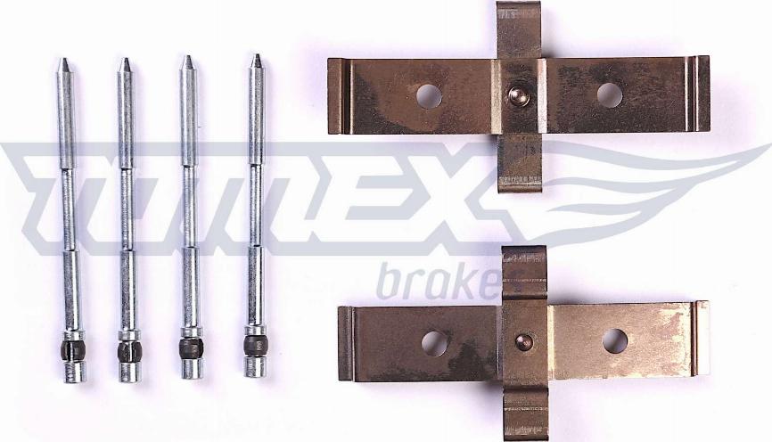 TOMEX brakes TX 43-09 - Disk əyləc pedləri üçün aksesuar dəsti furqanavto.az