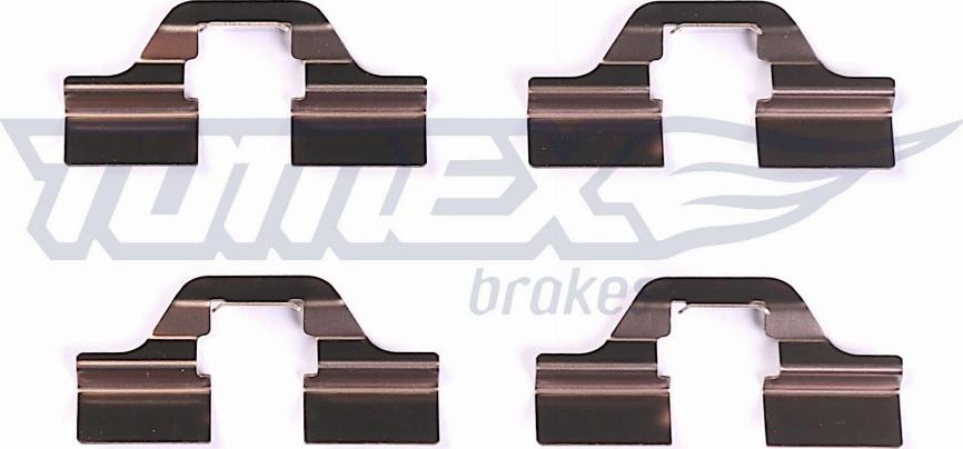 TOMEX brakes TX 43-05 - Disk əyləc pedləri üçün aksesuar dəsti furqanavto.az