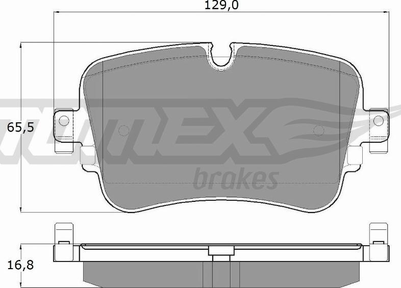 TOMEX brakes TX 18-24 - Əyləc altlığı dəsti, əyləc diski furqanavto.az