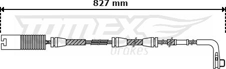 TOMEX brakes TX 30-50 - Xəbərdarlıq Kontakt, əyləc padinin aşınması furqanavto.az