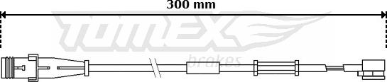 TOMEX brakes TX 30-70 - Xəbərdarlıq Kontakt, əyləc padinin aşınması furqanavto.az