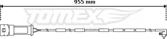 TOMEX brakes TX 31-05 - Xəbərdarlıq Kontakt, əyləc padinin aşınması furqanavto.az