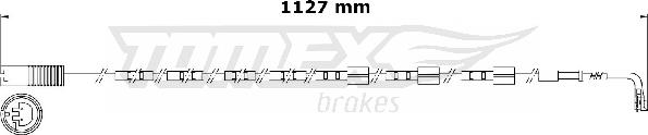 TOMEX brakes TX 31-01 - Xəbərdarlıq Kontakt, əyləc padinin aşınması furqanavto.az