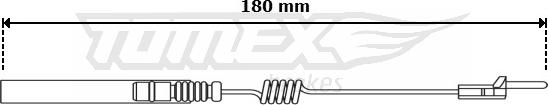 TOMEX brakes TX 31-14 - Xəbərdarlıq Kontakt, əyləc padinin aşınması furqanavto.az