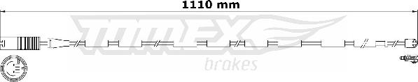 TOMEX brakes TX 31-16 - Xəbərdarlıq Kontakt, əyləc padinin aşınması furqanavto.az