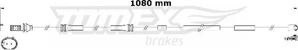 TOMEX brakes TX 31-18 - Xəbərdarlıq Kontakt, əyləc padinin aşınması furqanavto.az