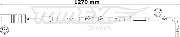 TOMEX brakes TX 31-34 - Xəbərdarlıq Kontakt, əyləc padinin aşınması furqanavto.az