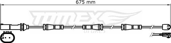 TOMEX brakes TX 31-35 - Xəbərdarlıq Kontakt, əyləc padinin aşınması furqanavto.az