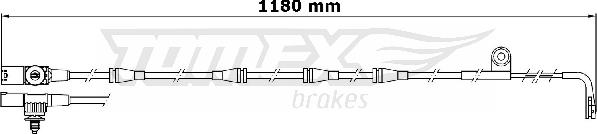 TOMEX brakes TX 31-33 - Xəbərdarlıq Kontakt, əyləc padinin aşınması furqanavto.az