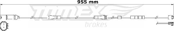 TOMEX brakes TX 31-22 - Xəbərdarlıq Kontakt, əyləc padinin aşınması furqanavto.az