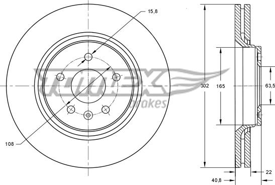 TOMEX brakes TX 74-14 - Əyləc Diski furqanavto.az