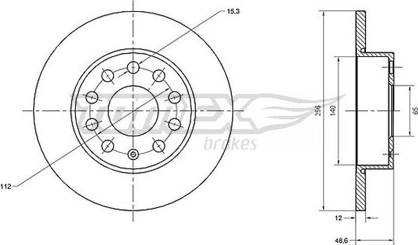 TOMEX brakes TX 70-79 - Əyləc Diski furqanavto.az