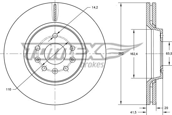 TOMEX brakes TX 73-79 - Əyləc Diski furqanavto.az