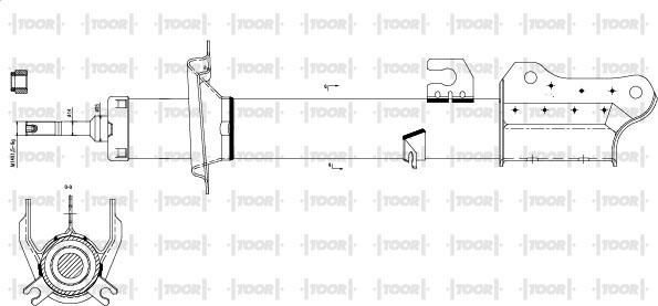 TOOR SG53350 - Amortizator furqanavto.az