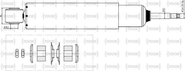 TOOR SG53380 - Amortizator furqanavto.az