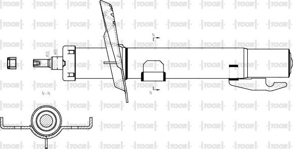 TOOR SG14550 - Amortizator furqanavto.az