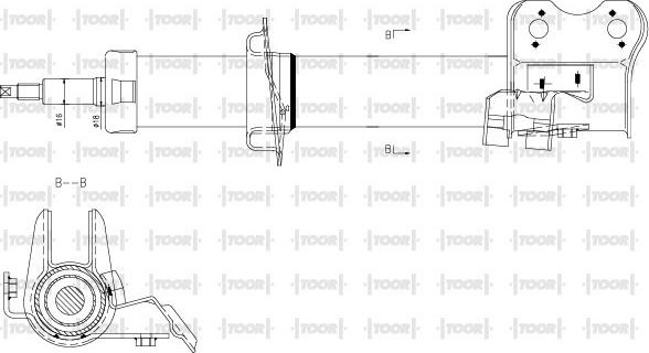 TOOR SG14341 - Amortizator furqanavto.az