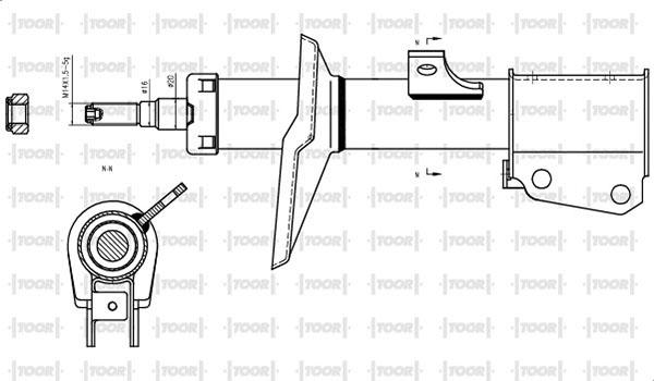 TOOR SG14350 - Amortizator furqanavto.az