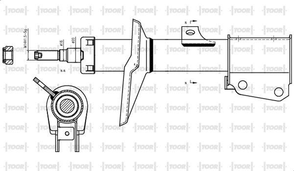 TOOR SG14351 - Amortizator furqanavto.az