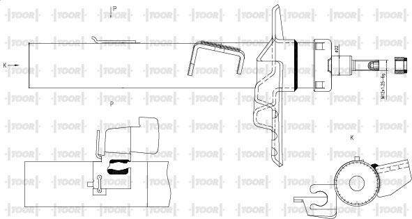 TOOR SG14380 - Amortizator furqanavto.az