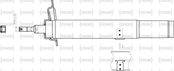 TOOR SG14320 - Amortizator furqanavto.az